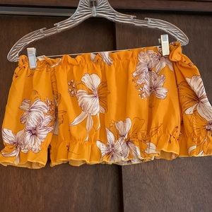 SHEIN cropped off the shoulder summer shirt